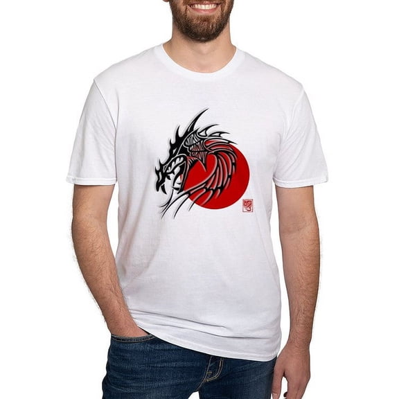 CafePress - Chinese Zodiac Dragon Fitted T Shirt - Fitted T-Shirt, Vintage Fit Soft Cotton Tee