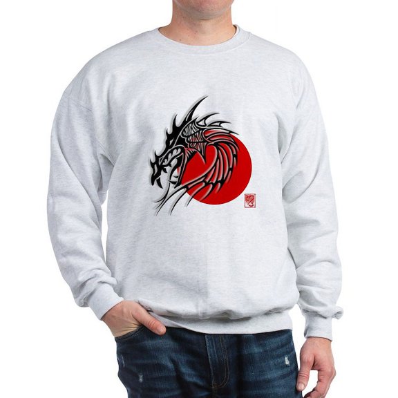 CafePress - Chinese Zodiac Dragon Sweatshirt - Crew Neck Sweatshirt