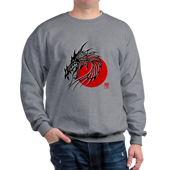 CafePress - Chinese Zodiac Dragon Sweatshirt - Crew Neck Sweatshirt