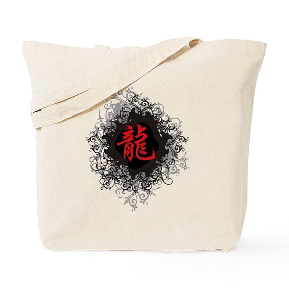 CafePress - Chinese Zodiac Dragon Tote Bag - Unisex Canvas Tote Bag, Beige, 1-Piece