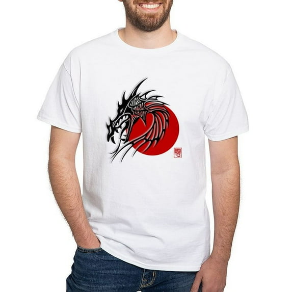 CafePress - Chinese Zodiac Dragon White T Shirt - Men's Classic T-Shirts