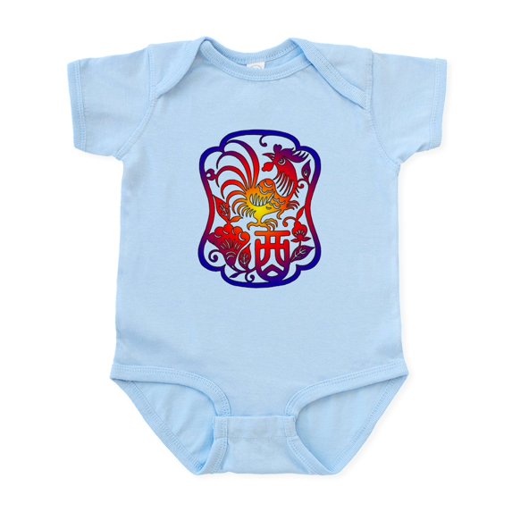 CafePress - Chinese Zodiac Rooster Infant Bodysuit - Baby Light Bodysuit, Size Newborn - 24 Months