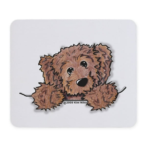 CafePress - Choc. Doodle Pocket Pup Mousepad - Non-slip Rubber Mousepad, Gaming Mouse Pad