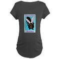 thumbnail image 1 of CafePress - Chocolate Bunny Dark Maternity T Shirt - Maternity Dark T-Shirt, 1 of 3