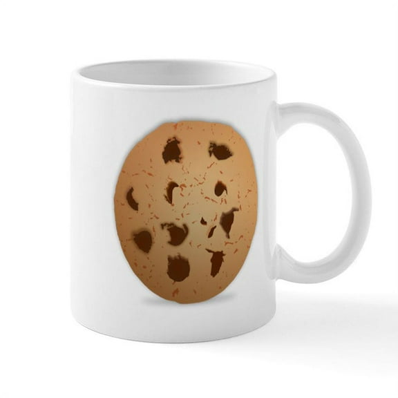 CafePress - Chocolate Chip Cookie Mugs - 11 oz Ceramic Mug - Novelty Coffee Tea Cup