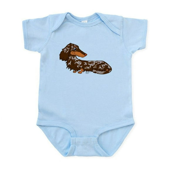 CafePress - Chocolate Dapple Dachshund Infant Bodysuit - Baby Light Bodysuit, Size Newborn - 24 Months
