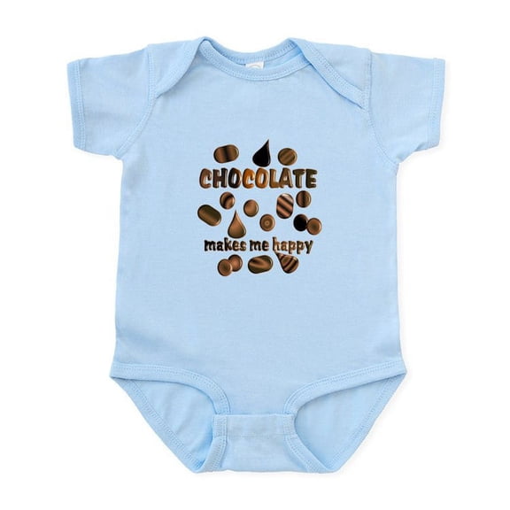 CafePress - Chocolate Infant Bodysuit - Baby Light Bodysuit, Size Newborn - 24 Months