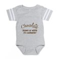 thumbnail image 1 of CafePress - Chocolate Is Outtasite - Cute Infant Baby Football Bodysuit, 1 of 3