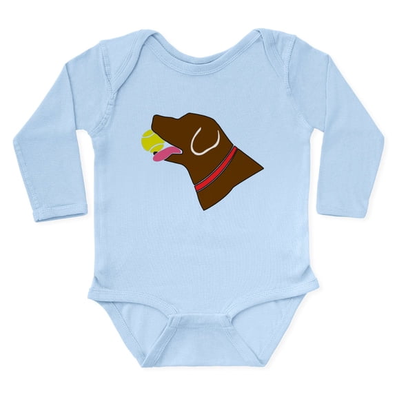 CafePress - Chocolate La Body Suit - Long Sleeve Cotton Baby Bodysuit
