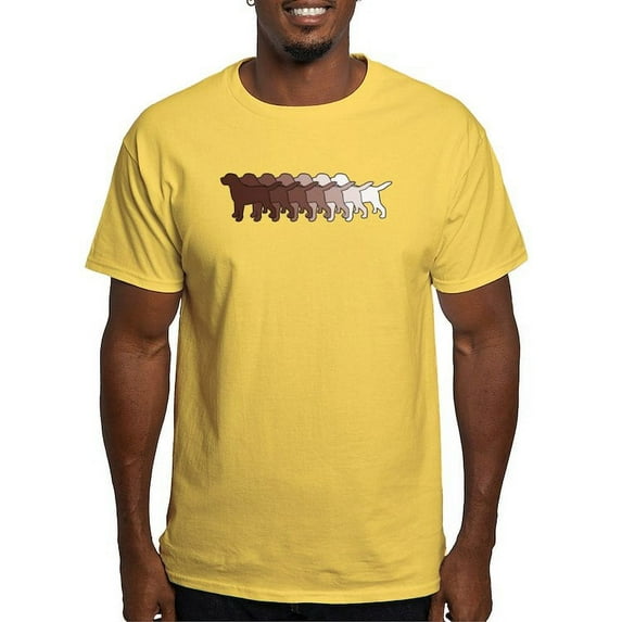 CafePress - Chocolate Lab Gradient Light T Shirt - Men's Classic Graphic T-Shirt