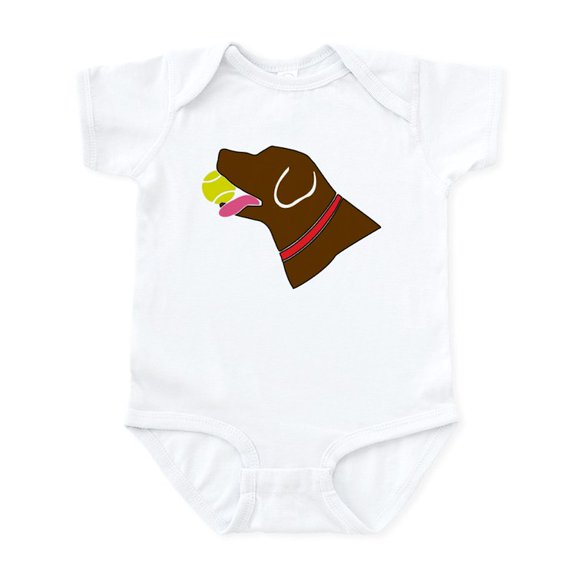 CafePress - Chocolate Lab Infant Bodysuit - Baby Light Bodysuit, Size Newborn - 24 Months