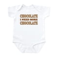 thumbnail image 1 of CafePress - Chocolate Lover Infant Bodysuit - Baby Light Bodysuit, Size Newborn - 24 Months, 1 of 4