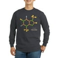thumbnail image 1 of CafePress - Chocolate Molecule T Long Sleeve T Shirt - Long Sleeve Dark T-Shirt, 1 of 4