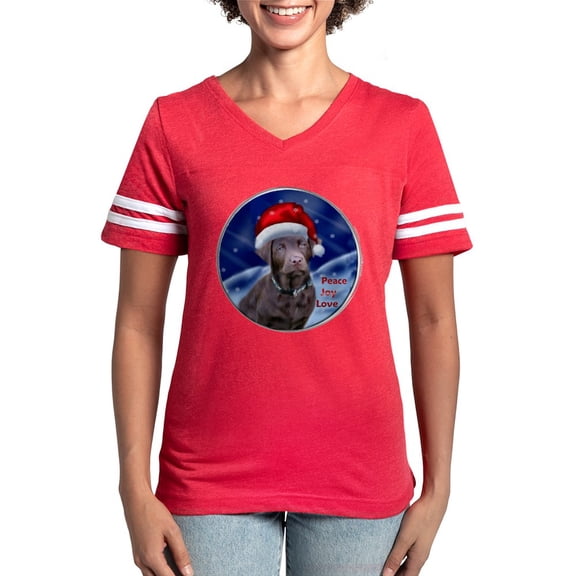 CafePress - Chocolatelabcard - Womens Football Shirt
