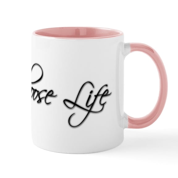 CafePress - Choose Life, Pro Life Mug - 11 oz Ceramic Mug - Novelty Coffee Tea Cup