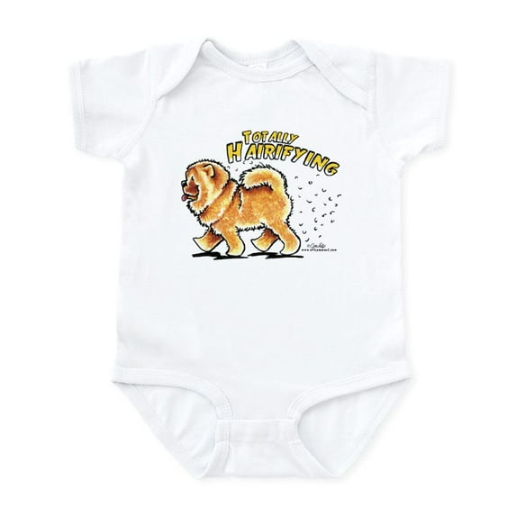 CafePress - Chow Chow Hairifying Infant Bodysuit - Baby Light Bodysuit, Size Newborn - 24 Months