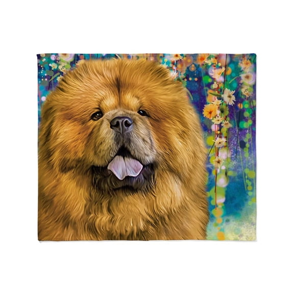 CafePress - Chow Chow Painting Throw Blanket - Soft Fleece Throw Blanket, 50"x60" for All Ages