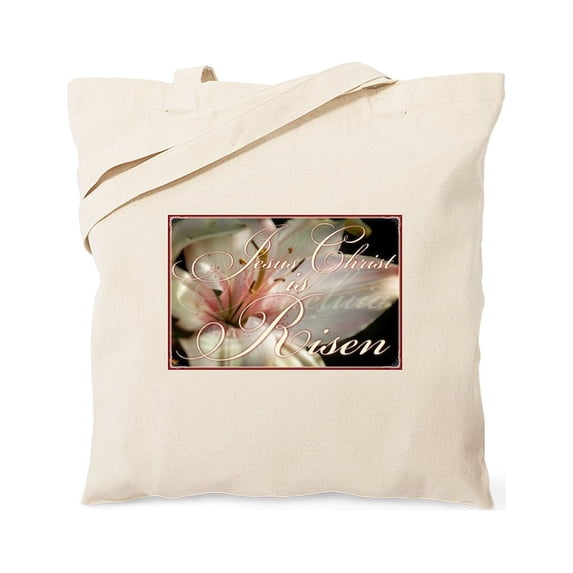 CafePress - Christ Is Risen Tote Bag - Unisex Canvas Tote Bag, Beige, 1-Piece