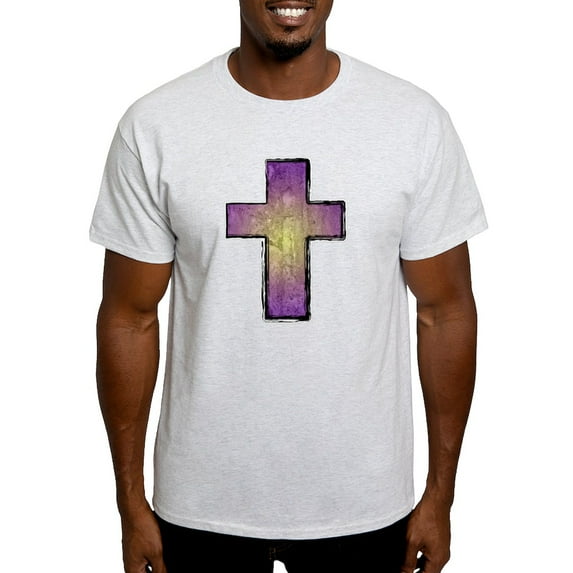 CafePress - Christian Cross Light T Shirt - Men's Classic Graphic T-Shirt