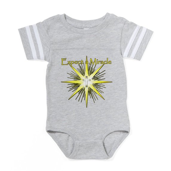 CafePress - Christian Miracle - Cute Infant Baby Football Bodysuit