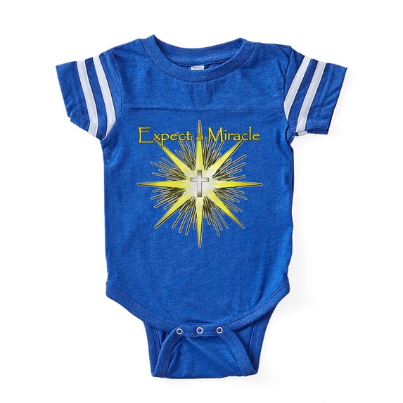 CafePress - Christian Miracle - Cute Infant Baby Football Bodysuit
