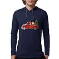 thumbnail image 1 of CafePress - Christmas Berner Red Truck Long Sleeve T Shirt - Mens Hooded Shirt, 1 of 3