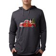thumbnail image 1 of CafePress - Christmas Berner Red Truck Long Sleeve T Shirt - Mens Hooded Shirt, 1 of 3