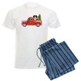 thumbnail image 1 of CafePress - Christmas Berner Red Truck Pajamas - Men's Light Loose Fit Cotton Pajama Set, 1 of 7