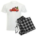 thumbnail image 1 of CafePress - Christmas Berner Red Truck Pajamas - Men's Light Loose Fit Cotton Pajama Set, 1 of 7