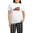 thumbnail image 1 of CafePress - Christmas Berner Red Truck Pajamas - Women's Short Sleeve Print T-Shirt and Pants Light Cotton Pajama Set, 1 of 7