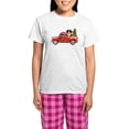 thumbnail image 1 of CafePress - Christmas Berner Red Truck Pajamas - Women's Short Sleeve Print T-Shirt and Pants Light Cotton Pajama Set, 1 of 7