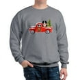 thumbnail image 1 of CafePress - Christmas Berner Red Truck Sweatshirt - Crew Neck Sweatshirt, 1 of 4