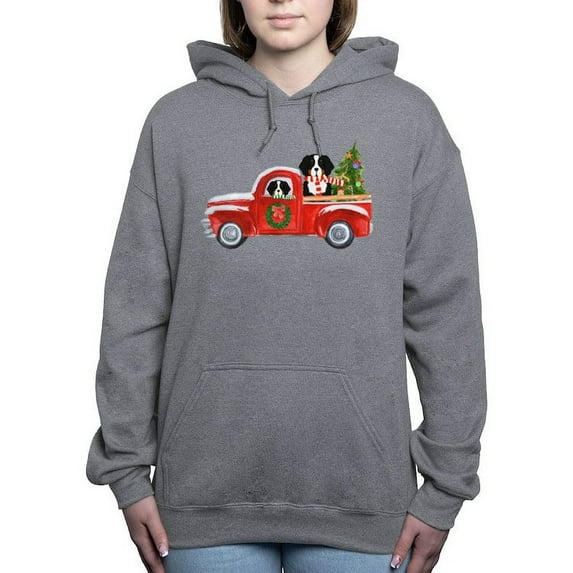 CafePress - Christmas Berner Red Truck Sweatshirt - Pullover Hoodie, Classic & Comfortable Hooded Sweatshirt