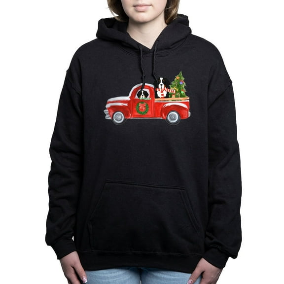 CafePress - Christmas Berner Red Truck Sweatshirt - Pullover Hoodie, Classic & Comfortable Hooded Sweatshirt