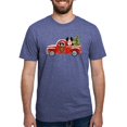 thumbnail image 1 of CafePress - Christmas Berner Red Truck T Shirt - Mens Tri-blend T-Shirt, 1 of 4