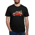 thumbnail image 1 of CafePress - Christmas Berner Red Truck T Shirt - Mens Tri-blend T-Shirt, 1 of 4