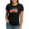 thumbnail image 1 of CafePress - Christmas Berner Red Truck T Shirt - Womens Tri-blend T-Shirt, 1 of 4