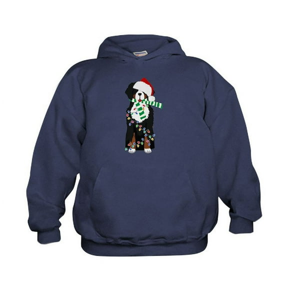 CafePress - Christmas Bernese Mt Holiday Dog Sweatshirt - Kids Hooded Sweatshirt, Classic Hoodie