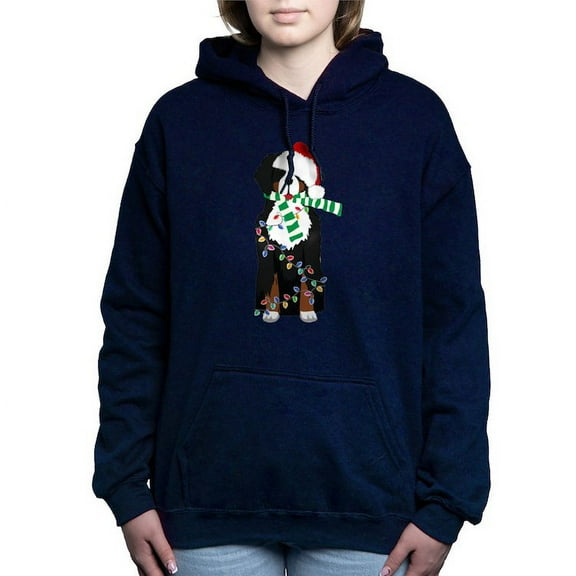 CafePress - Christmas Bernese Mt Holiday Dog Sweatshirt - Pullover Hoodie, Classic & Comfortable Hooded Sweatshirt