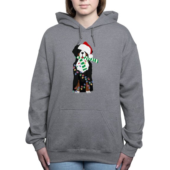 CafePress - Christmas Bernese Mt Holiday Dog Sweatshirt - Pullover Hoodie, Classic & Comfortable Hooded Sweatshirt