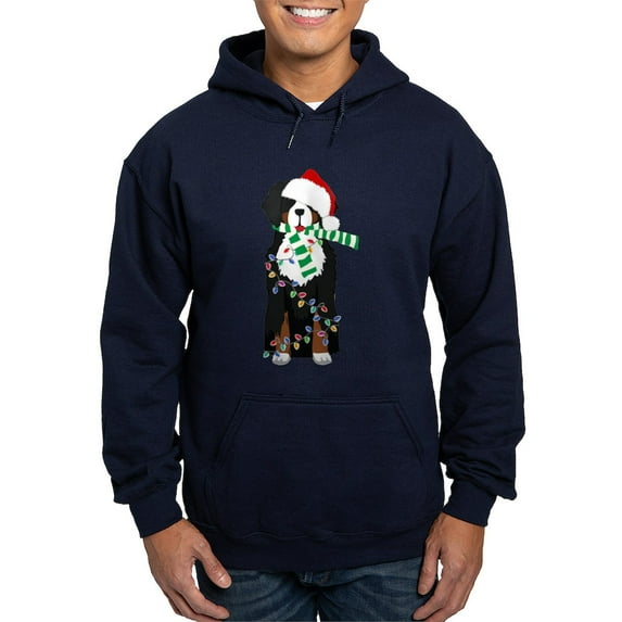 CafePress - Christmas Bernese Mt Holiday Dog Sweatshirt - Pullover Hoodie, Classic, Comfortable Hooded Sweatshirt