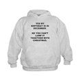thumbnail image 1 of CafePress - Christmas Birthday - Kids Hooded Sweatshirt, Classic Hoodie, 1 of 4