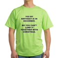 thumbnail image 1 of CafePress - Christmas Birthday T Shirt - Light T-Shirt - CP, 1 of 4