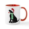 thumbnail image 1 of CafePress - Christmas Black Lab Holiday Dog Mugs - 11 oz Ceramic Mug - Novelty Coffee Tea Cup, 1 of 4