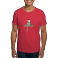 thumbnail image 1 of CafePress - Christmas Budgie Dark T Shirt - Men's Classic Graphic Cotton T-Shirt, 1 of 4