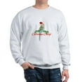 thumbnail image 1 of CafePress - Christmas Budgie Sweatshirt - Crew Neck Sweatshirt, 1 of 4