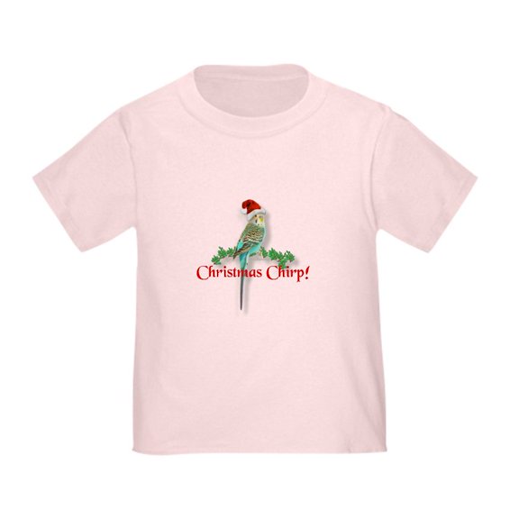 CafePress - Christmas Budgie Toddler T Shirt - Cute Toddler T-Shirt, 100% Cotton