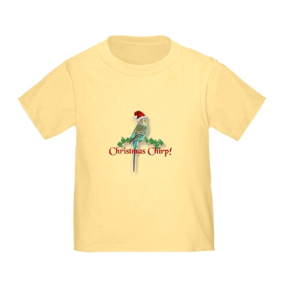 CafePress - Christmas Budgie Toddler T Shirt - Cute Toddler T-Shirt, 100% Cotton