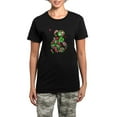 thumbnail image 1 of CafePress - Christmas Celtic Spirals Women's Dark Pajamas - Women's Short Sleeve Print T-Shirt and Pants Dark Cotton Pajama Set, 1 of 7