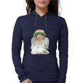 thumbnail image 1 of CafePress - Christmas Cute Baby Angel Praying Long Sleeve T Sh - Womens Hooded Shirt, 1 of 3